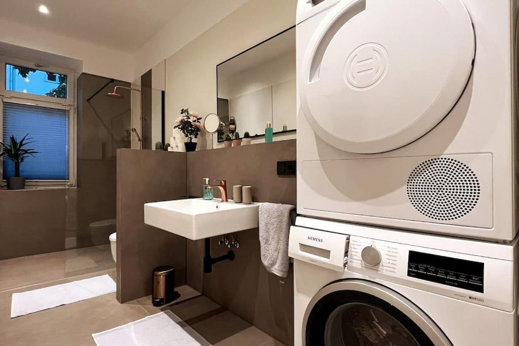 Soul-Apartment Terrasse Privat-Parkplatz Boxspringbett 55Zoll Tv Wlan Leipzig Exterior foto